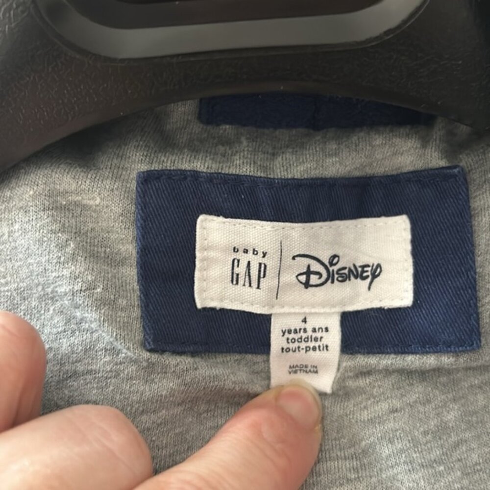 DISNEY + BABY GAP Mickey Mouse letterman jacket 4 - Picture 8 of 10